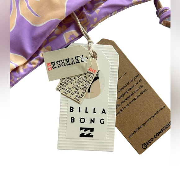 NEW BILLABONG catch the sun rev tie skmp hik bikini in multi - Picture 5 of 14